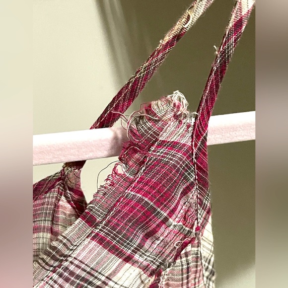 Banana Republic- XL - Pink Plaid with Gray Ombré - Picture 4 of 6